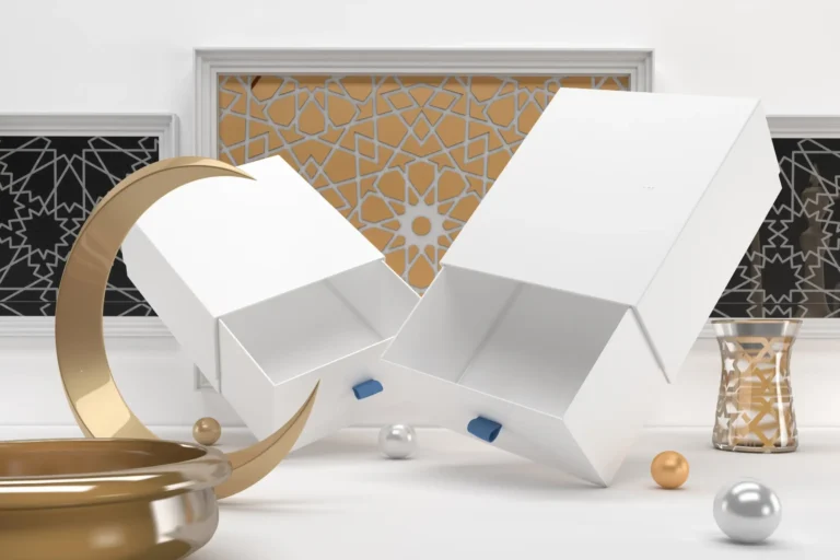 gift boxes floating ramadan themed background WebH scaled 1