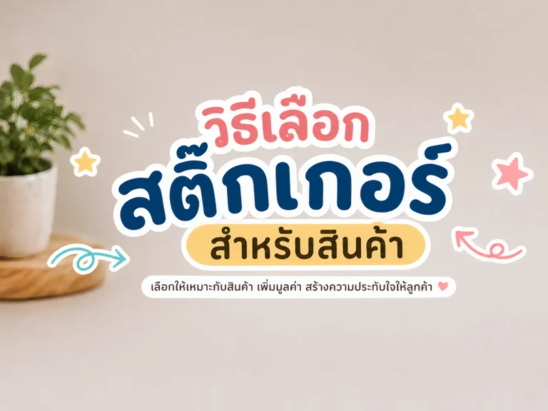 วิธีเลือกสติ๊กเกอร์สำหรับสินค้า-cover
