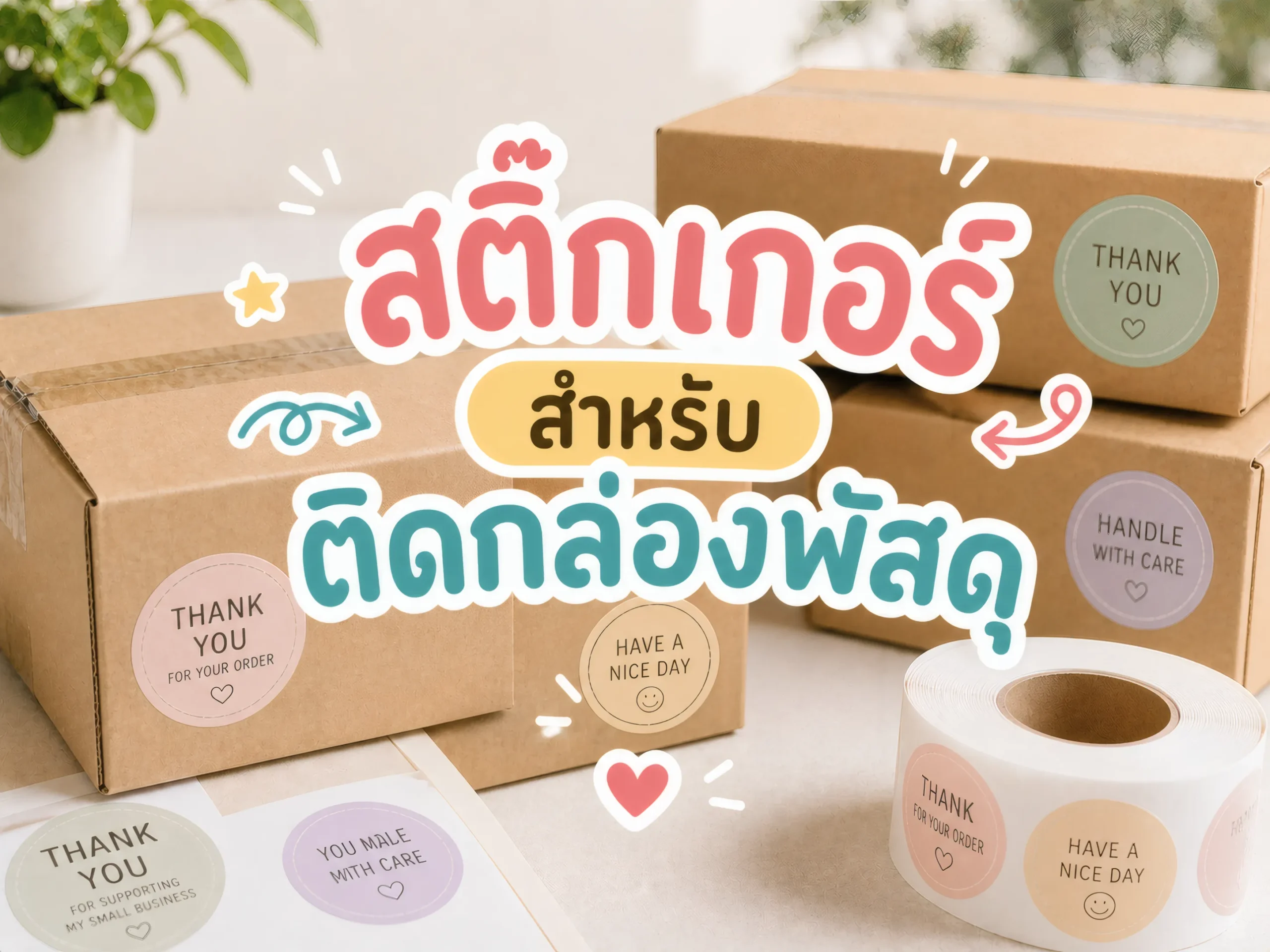 สติ๊กเกอร์ติดกล่องพัสดุ-cover