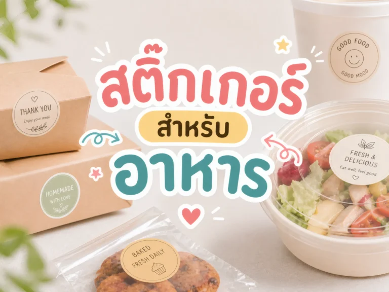 สติ๊กเกอร์สำหรับอาหาร-cover