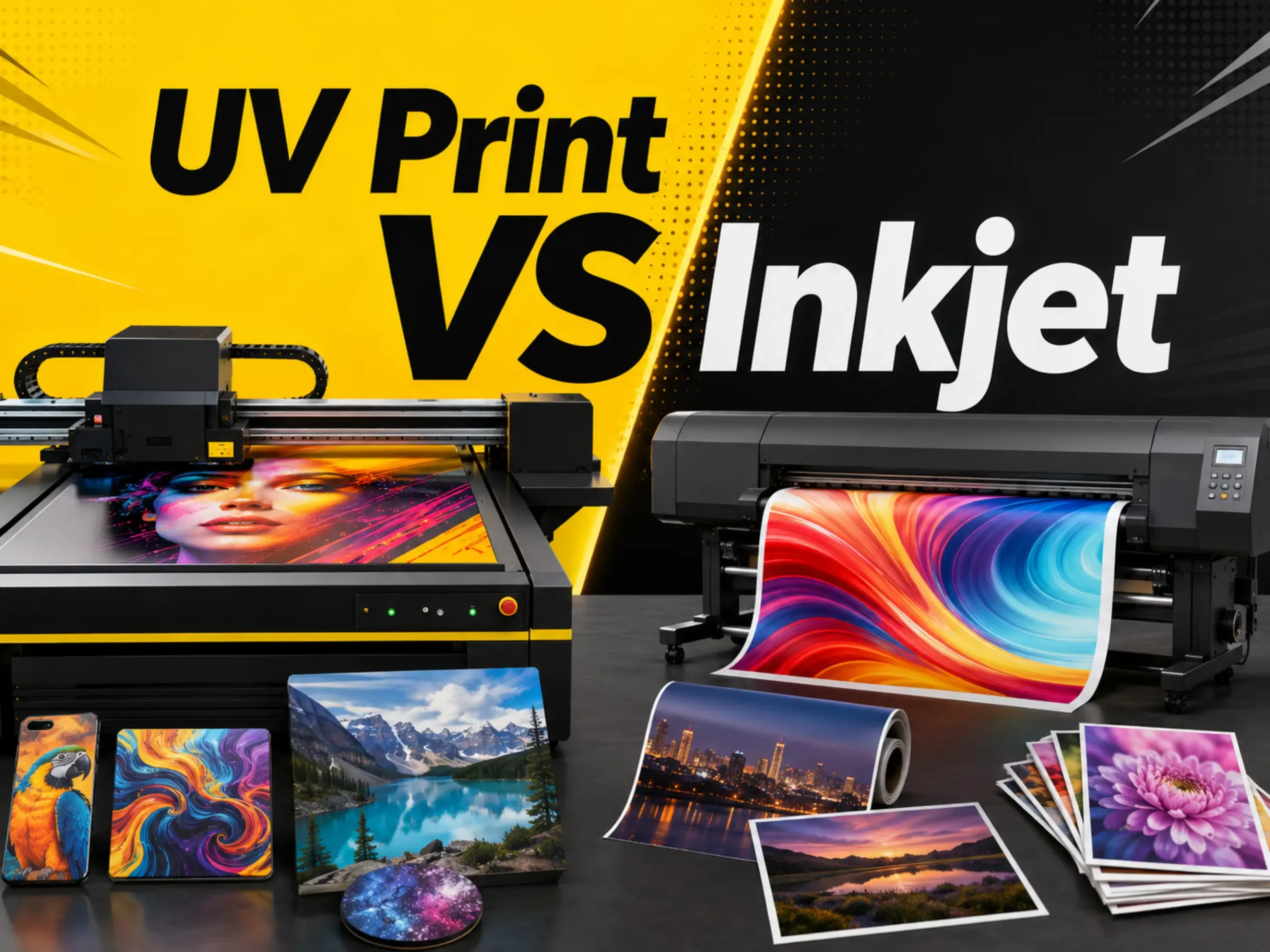UV Print กับ Inkjet ต่างกันอย่างไร? เลือกระบบพิมพ์ให้เหมาะกับงาน 1 17066 20260812 uv print vs inkjet Horizontal scaled