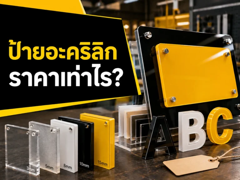 18803 20260812 acrylic sign price (Horizontal)